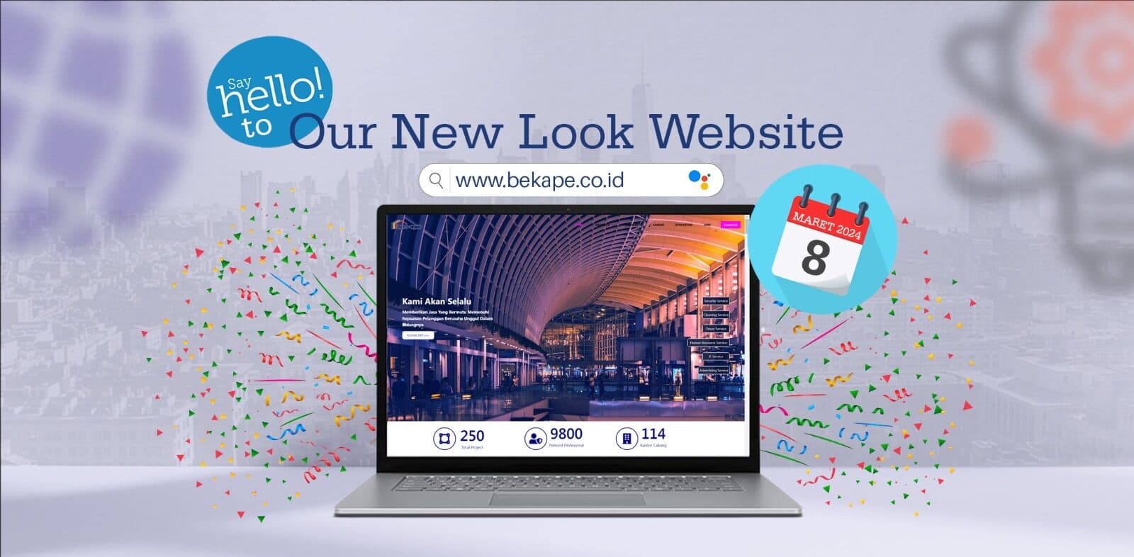 Peluncuran tampilan baru situs bekape.co.id